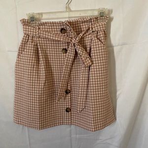 PRINCESS POLLY Mini skirt with plaid design